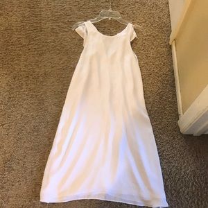 2 white dresses